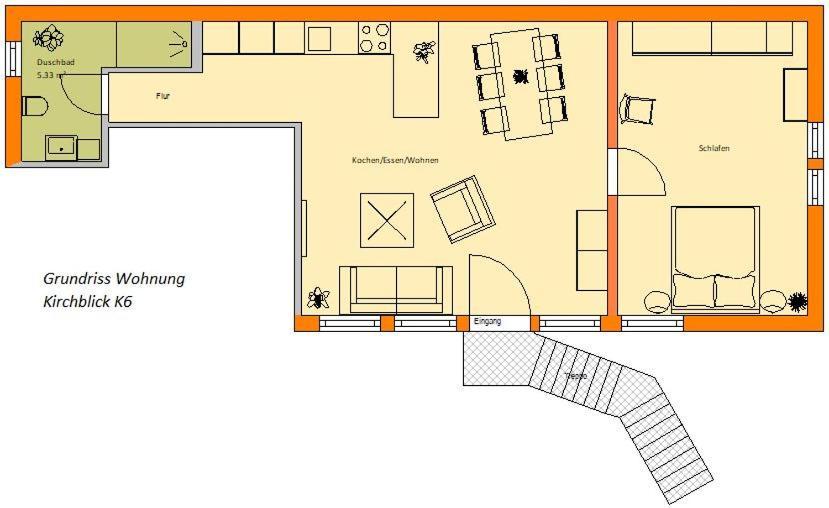 Apartment Domizil K6 Kirchblick Merdingen